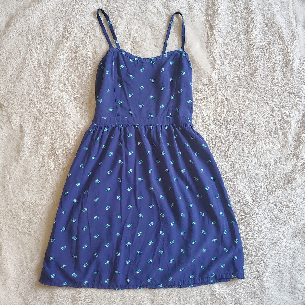 Spaghetti strap sun dress.